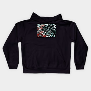 sound board mixer Kids Hoodie